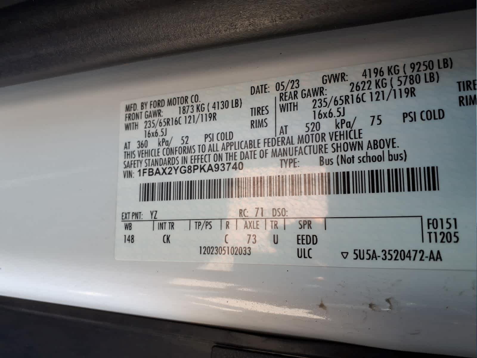 2023 Ford Transit Passenger Wagon XLT