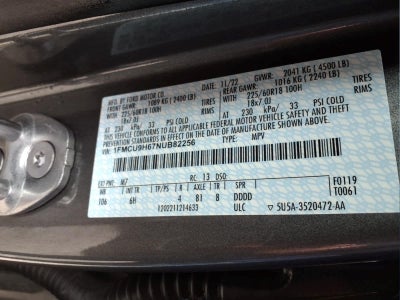 2022 Ford Escape SEL