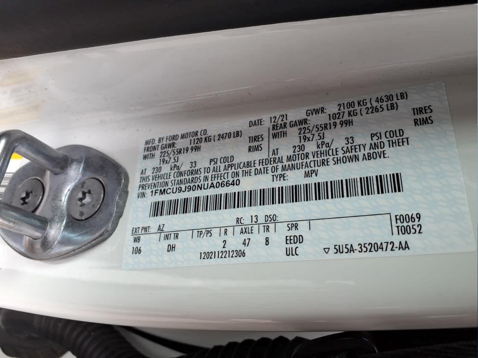 2022 Ford Escape Titanium