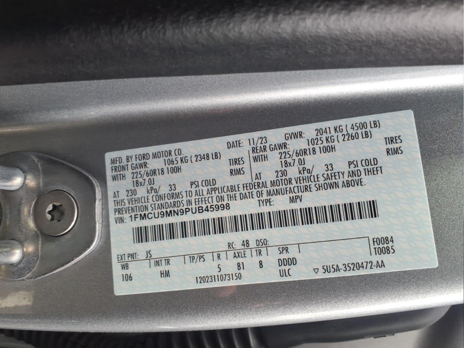 2023 Ford Escape ST-Line