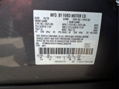 2022 Ford Explorer XLT