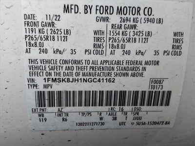 2022 Ford Explorer Timberline