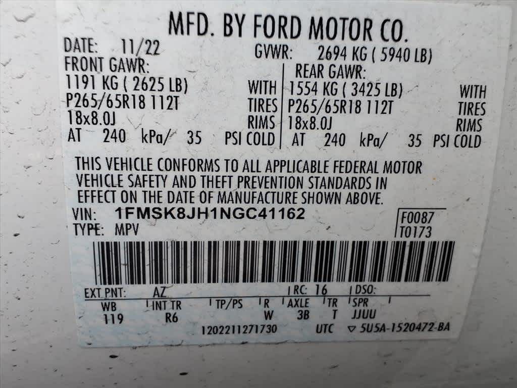 2022 Ford Explorer Timberline