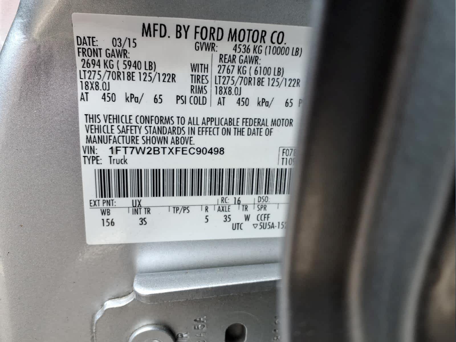 2015 Ford Super Duty F-250 Pickup XLT