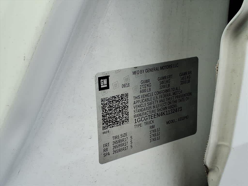 2019 Chevrolet Colorado 4WD ZR2