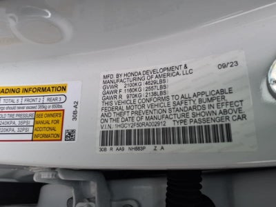 2024 Honda Accord Hybrid Sport