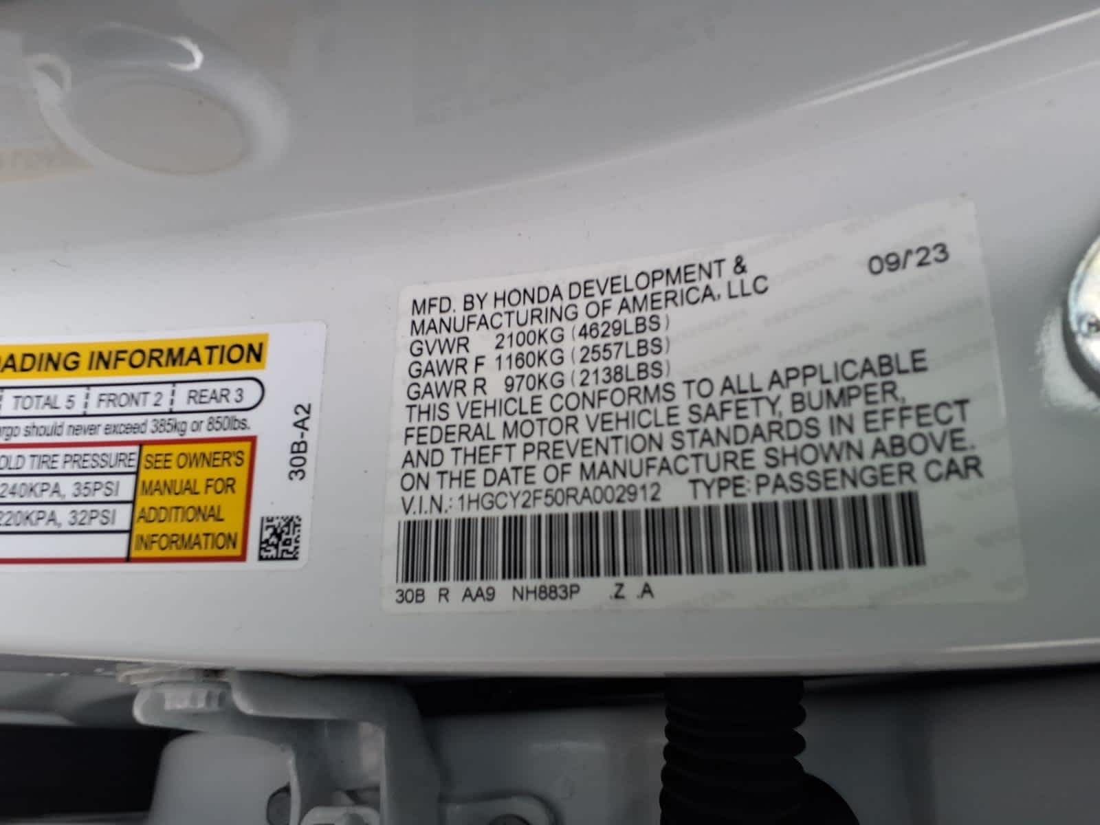 2024 Honda Accord Hybrid Sport