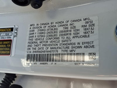 2022 Honda CR-V EX-L