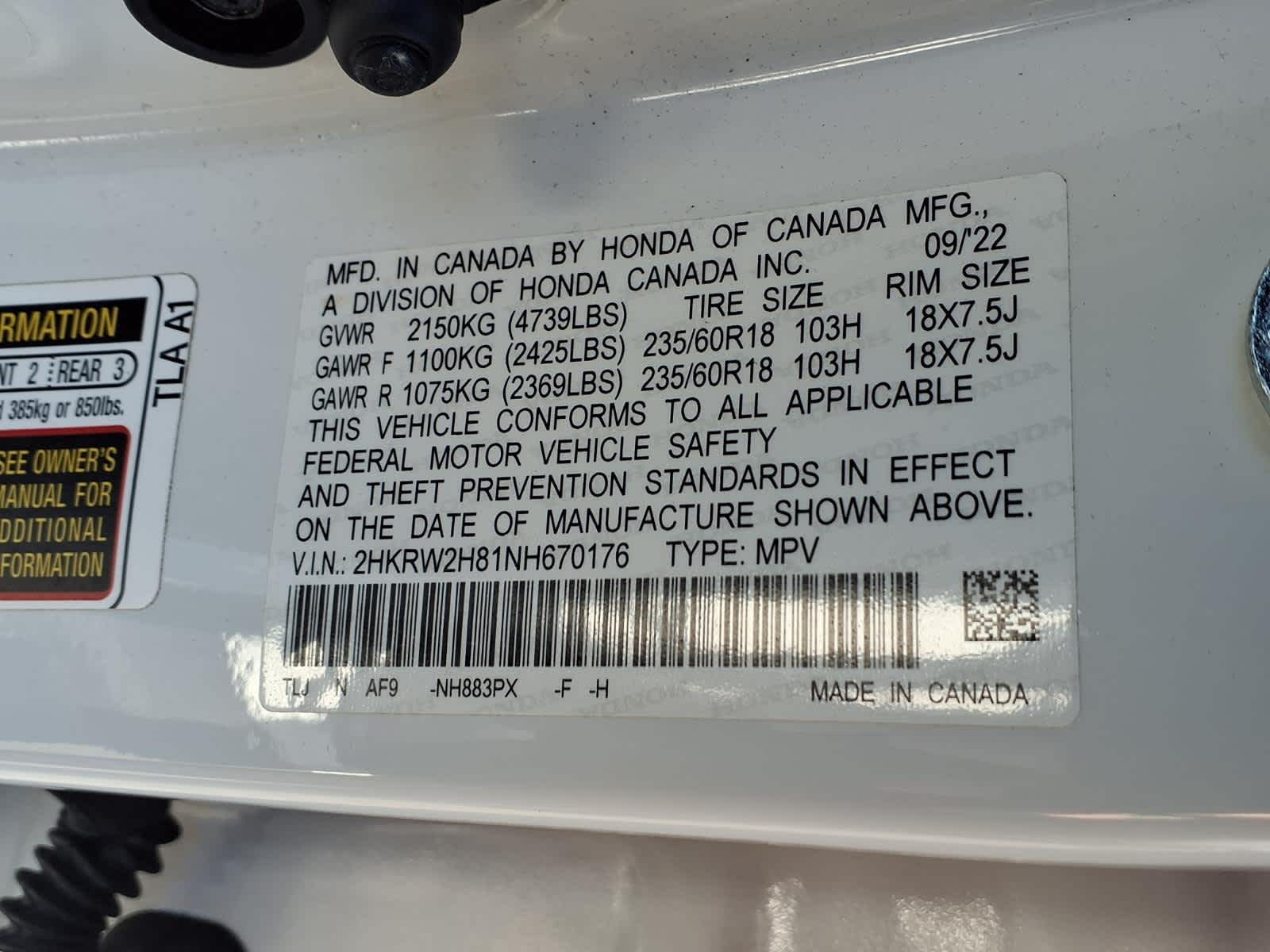 2022 Honda CR-V EX-L