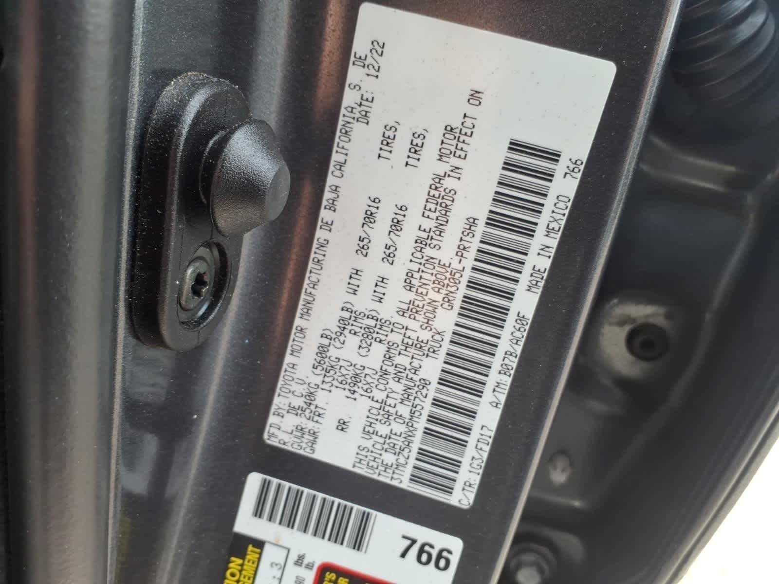 2023 Toyota Tacoma TRD Off Road