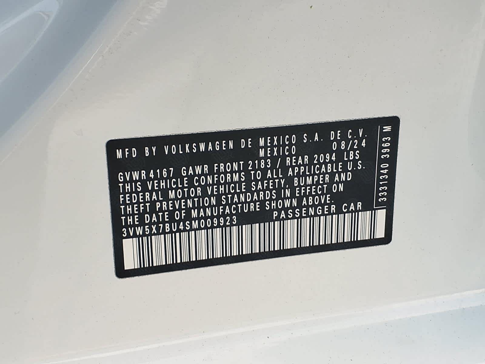 2025 Volkswagen Jetta S