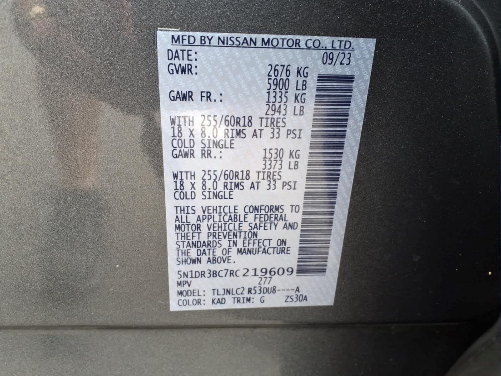 2024 Nissan Pathfinder SV