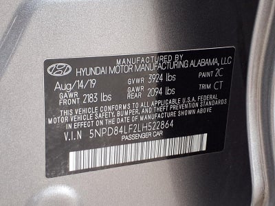 2020 Hyundai Elantra Value Edition