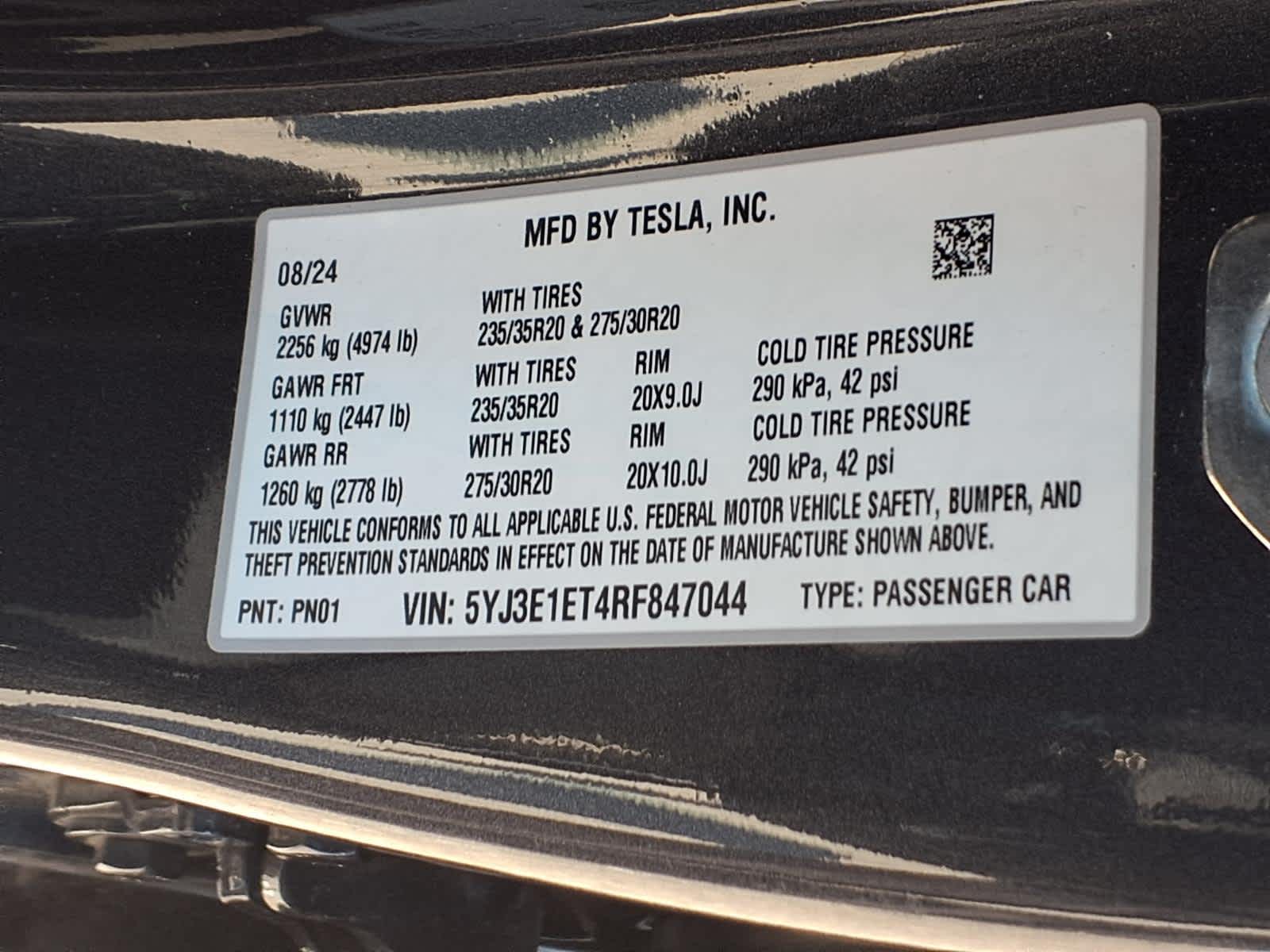 2024 Tesla Model 3 Performance