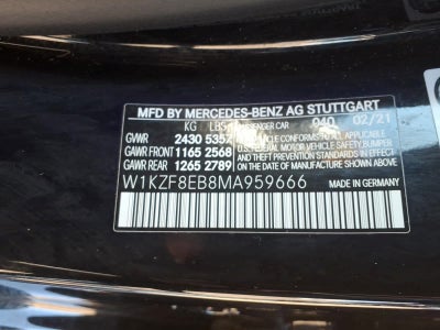 2021 Mercedes-Benz E 350 E 350