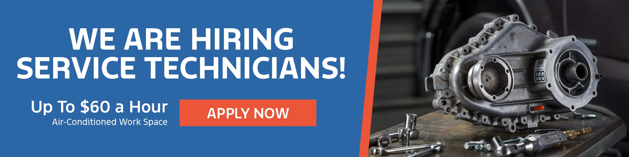 We are Hiring Service Technicians